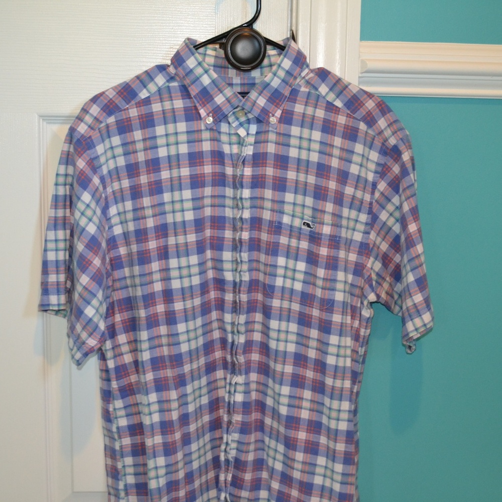 VINEYARD VINES S/S TUCKER SHIRT